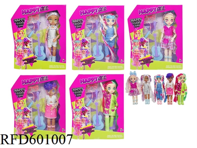 HIGH-QUALITY GENUINE ONE-TO-ONE VIP PETS HAIR STYLISTS 10-INCH REAL BODY WITH 15 JOINTS 4D GLASS CAR