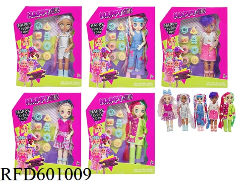 HIGH-QUALITY GENUINE ONE-TO-ONE VIP PETS HAIR STYLISTS 10-INCH REAL BODY WITH 15 JOINTS 4D GLASS CAR