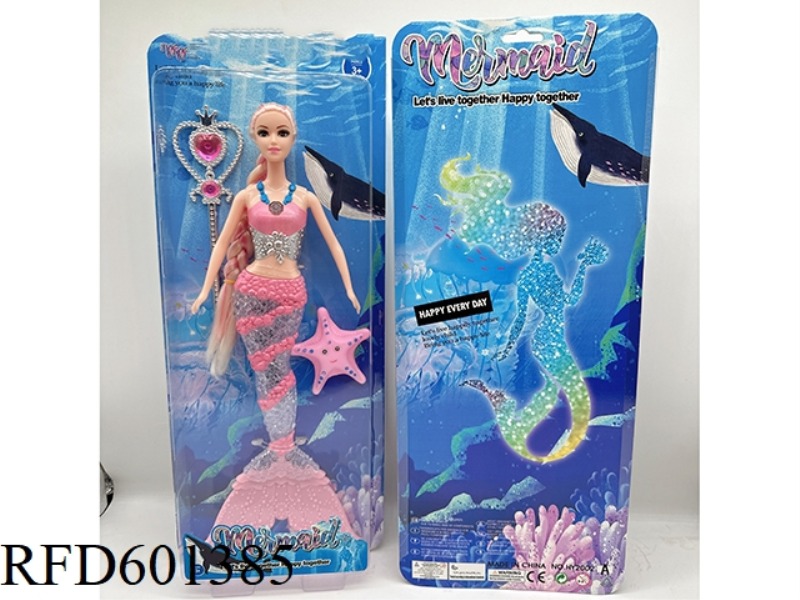 11-INCH MERMAID WITH LIGHTING MUSIC SERIES