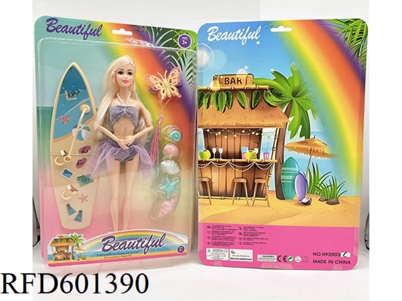 11-INCH SWIMSUIT BARBIE PLUS ACCESSORIES SERIES