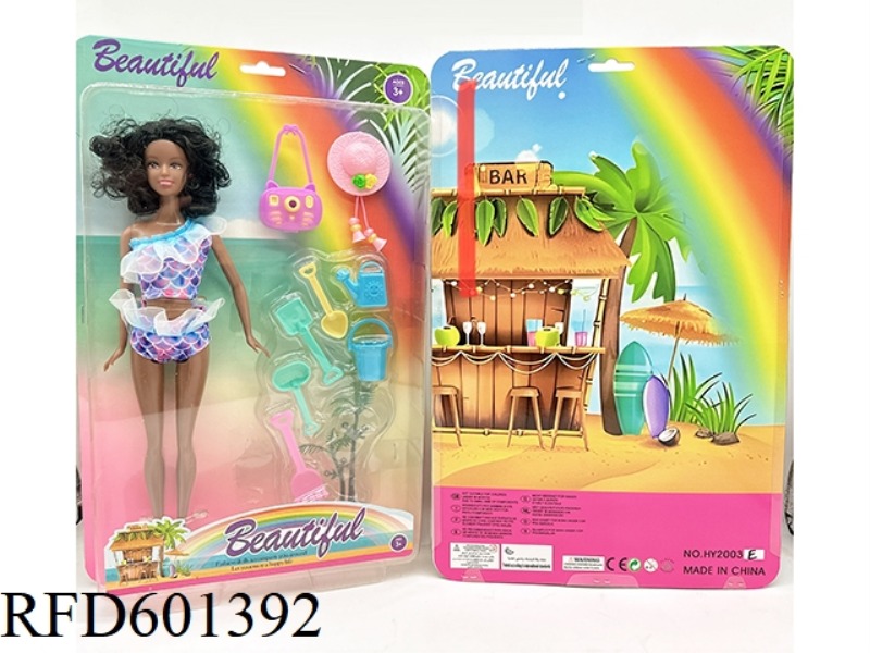 11-INCH SWIMSUIT BARBIE PLUS ACCESSORIES SERIES