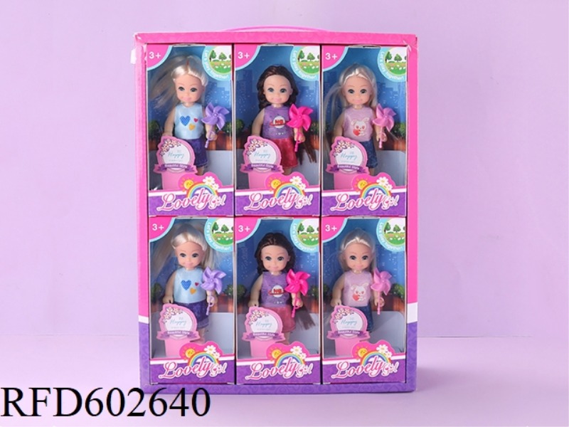 4.5 inch doll with windmill