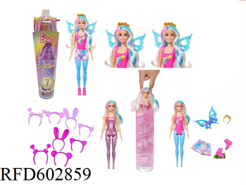 FLOWER FAIRY SERIES 11.5-INCH REAL COLOR-CHANGING BUBBLE FLOWER FAIRY GIRL