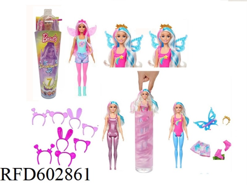 FLOWER FAIRY SERIES 11.5-INCH REAL COLOR-CHANGING BUBBLE FLOWER FAIRY GIRL