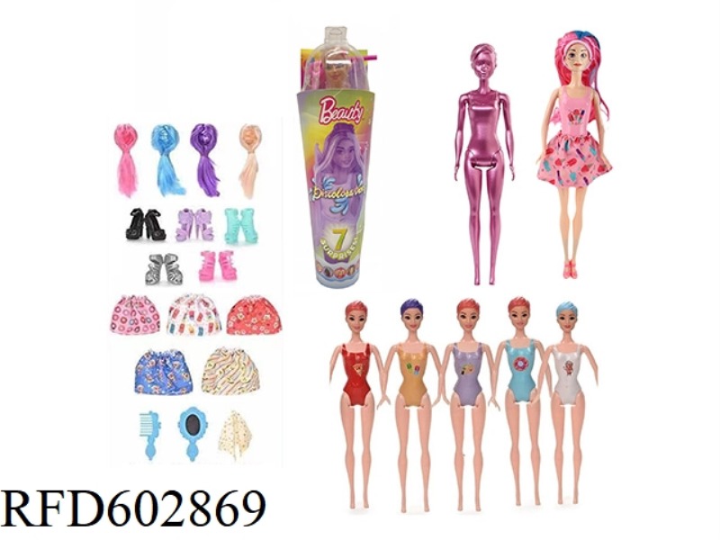 11.5 INCH REAL SURPRISE COLOR CHANGE BARBIE