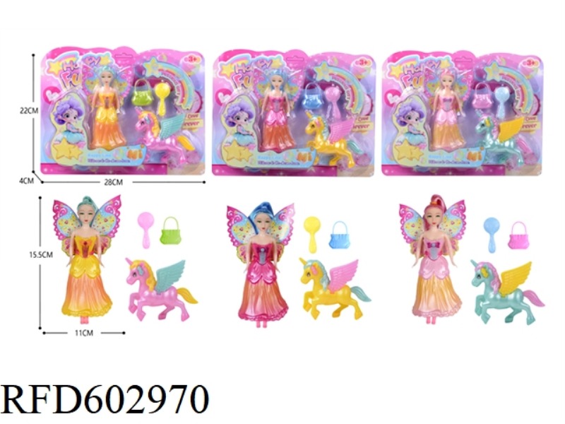 FLOWER FAIRY UNICORN SET