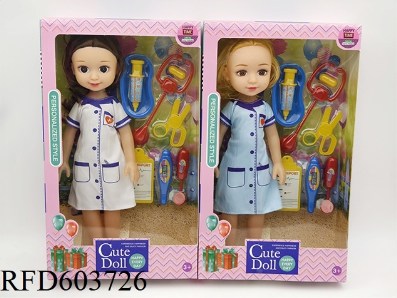 14-INCH NAKED ENGLISH MUSIC IC DOCTOR FAT BOY+MEDICAL ACCESSORIES
