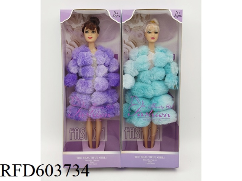 11 INCH FASHION FUR COAT BARBIE