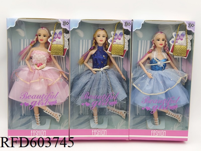 11-INCH FULL-LENGTH 11-JOINT DRESS BARBIE+BAG