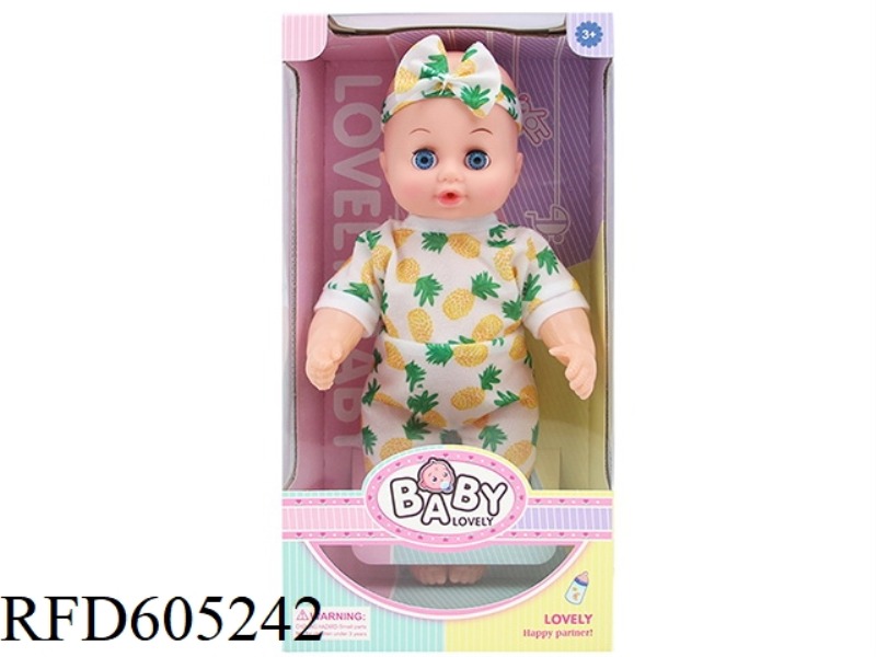 12-INCH 26-CM 5-JOINT LIVE EYES, EMPTY BODY AND BENT FEET, MALE FAT BOY DOLL+FOUR-TONE IC