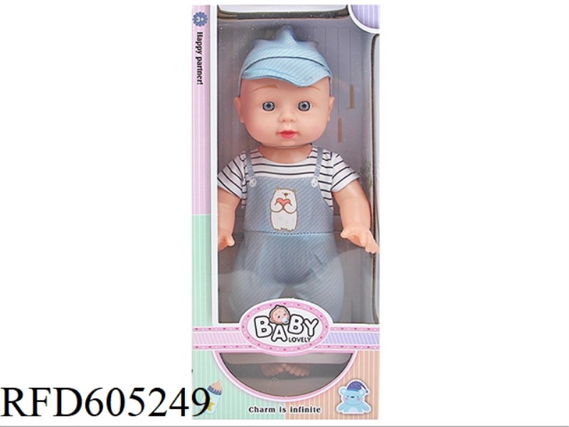 14-INCH 29 CM 5-JOINT 3D REAL EYE, EMPTY BODY, BENT FOOT, FAT BOY DOLL+FOUR-TONE IC