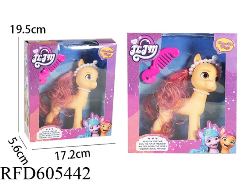 188 FAIRY CUTE HORSE (NO WINGS) + CHOKER + CROWN + COMB