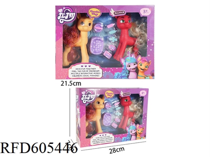 188 FAIRY CUTE HORSE BIG (MIXED) 2 + BLISTER