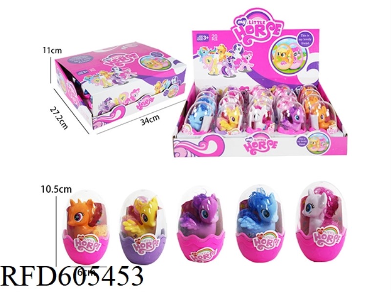 EGG PONY STICKER 20/ DISPLAY BOX