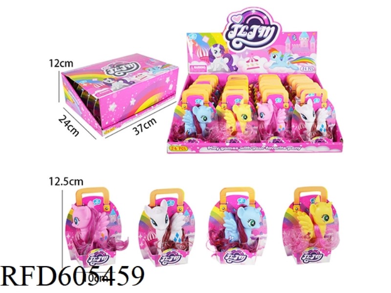 NO. 3 PONY MULTI-COLOR MIXED WITH 24PCS