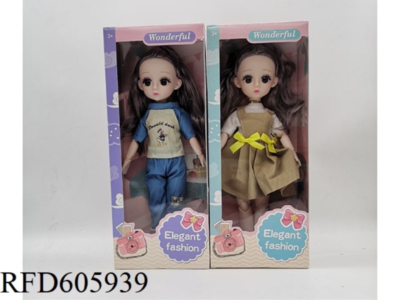 12-INCH 13-JOINT 3D EYE LOLITA DOLL 2 MIXED