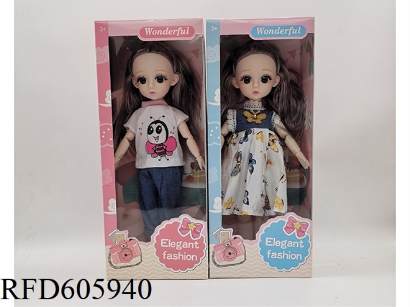 12-INCH 13-JOINT 3D EYE LOLITA DOLL 2 MIXED