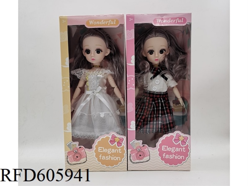12-INCH 13-JOINT 3D EYE LOLITA DOLL 2 MIXED