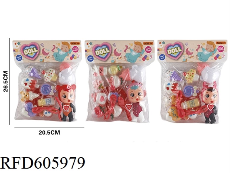 DOLL+BOTTLE+ACCESSORIES
