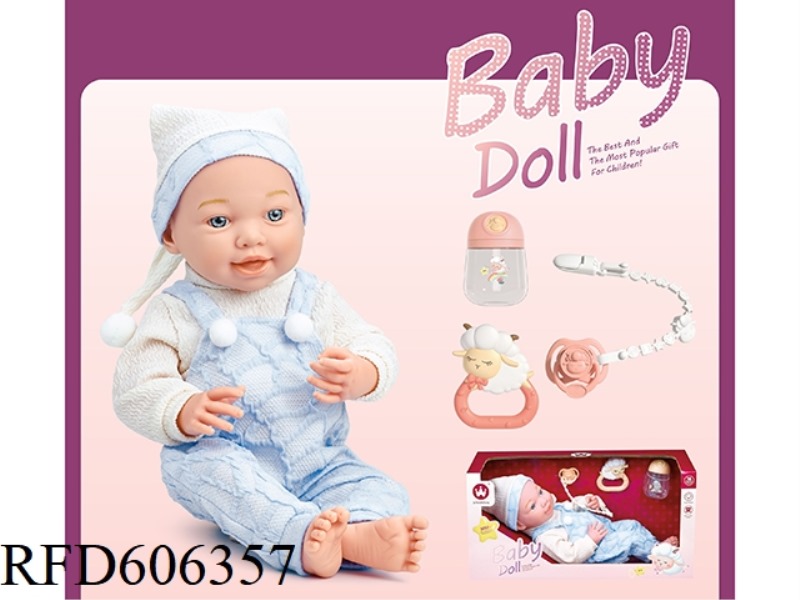 16-INCH NEWBORN BABY LYING ON THE SIDE (VINYL)