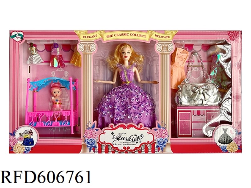11.5-INCH 9-JOINT BARBIE SUIT WITH COSTUMES