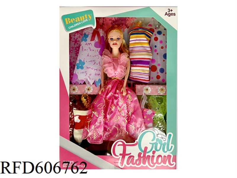 11.5 INCH BARBIE DOLL SUIT WITH COSTUMES