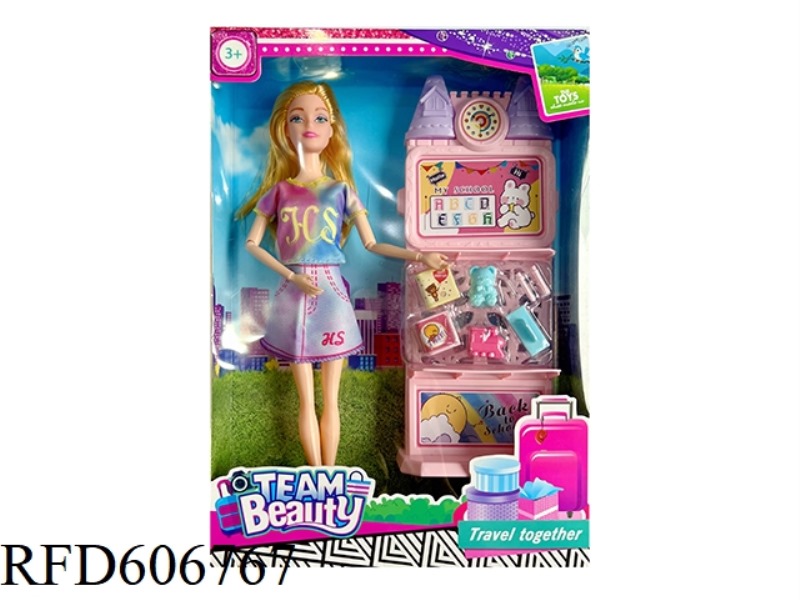 11.5-INCH 9-JOINT BARBIE SUIT WITH COSTUMES