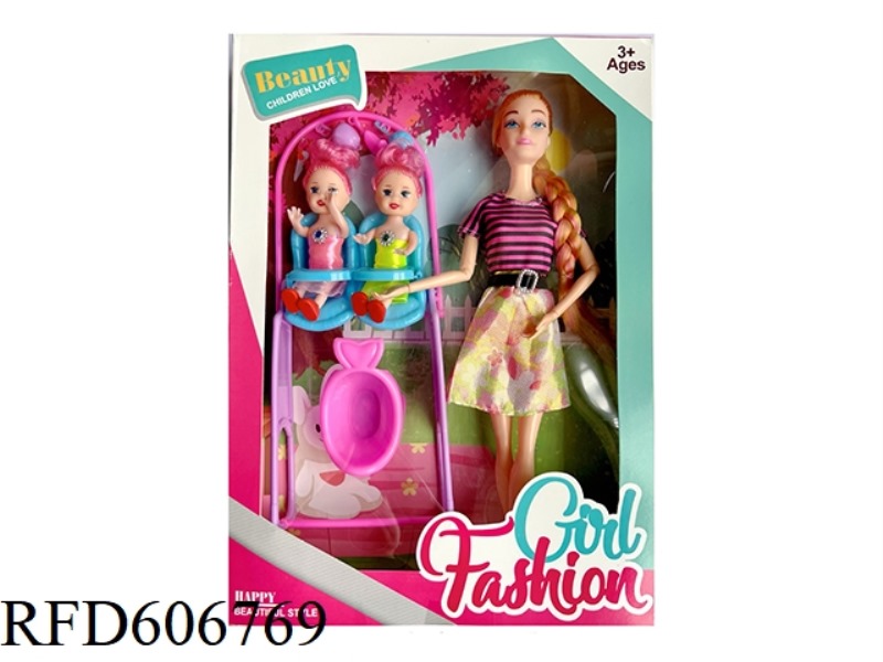 11.5-INCH 9-JOINT BARBIE SUIT WITH COSTUMES