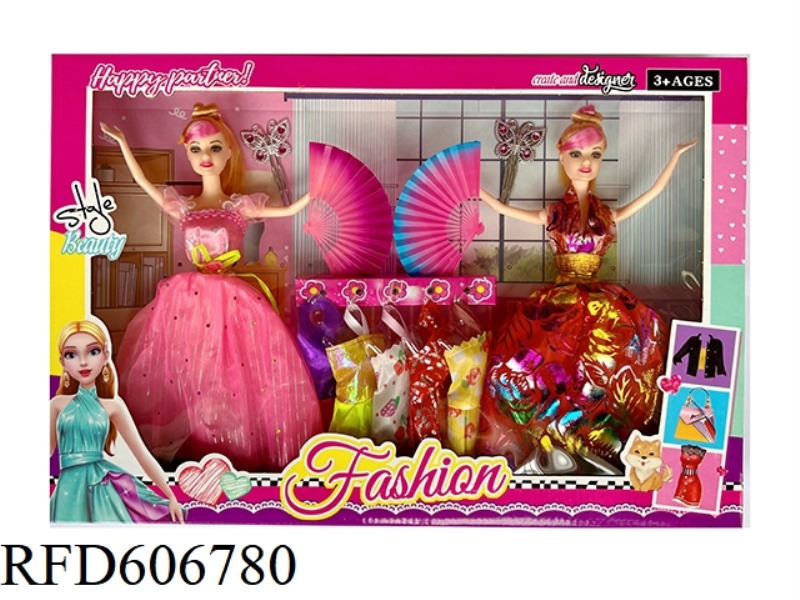 11.5-INCH 9-JOINT BARBIE SUIT WITH COSTUMES