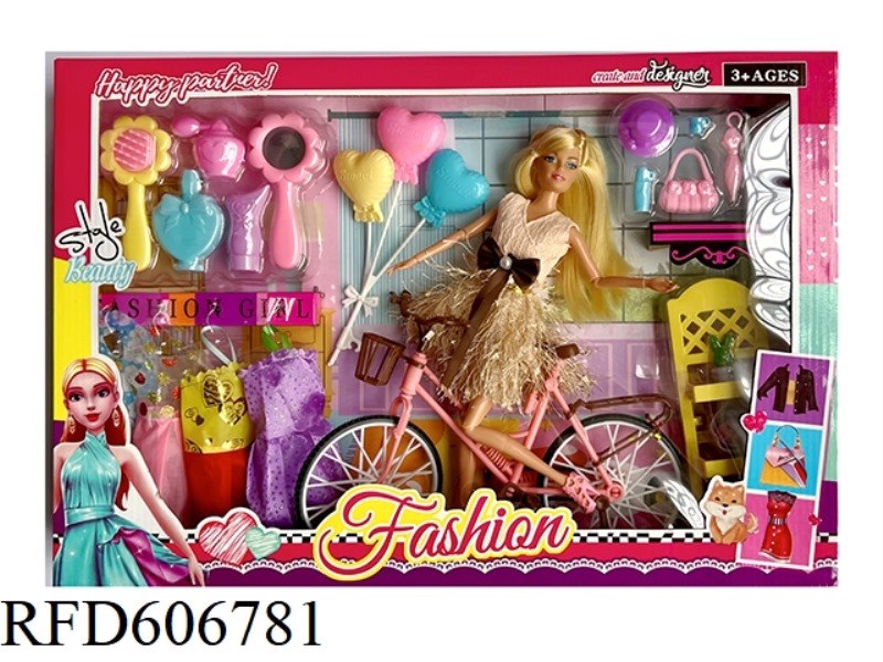 11.5-INCH 9-JOINT BARBIE SUIT WITH COSTUMES