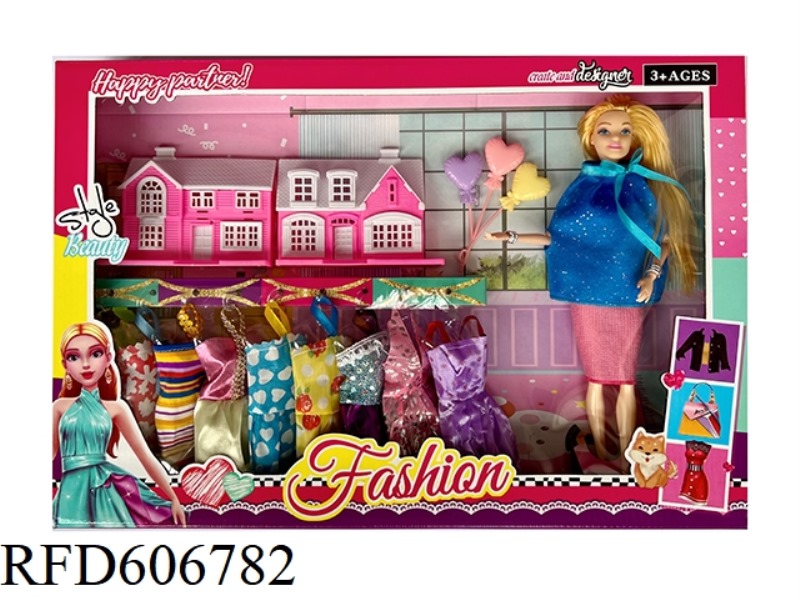 11.5-INCH 9-JOINT BARBIE SUIT WITH COSTUMES