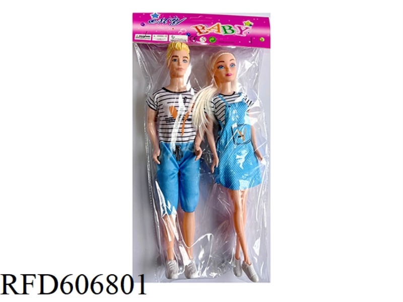 11.5 INCH BARBIE DOLL SUIT FOR MEN AND WOMEN COUPLES WEAR SHOES