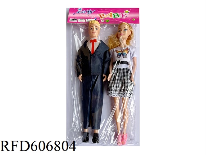 11.5 INCH BARBIE SUIT FOR MEN AND WOMEN COUPLES WEAR SHOES.