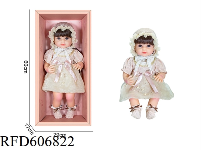 22-INCH NEWBORN DOLL WITH 6-WAY GRAVITY SENSING AND MAGNETIC NIPPLE (EXCLUDING ELECTRICITY) (BAROQUE