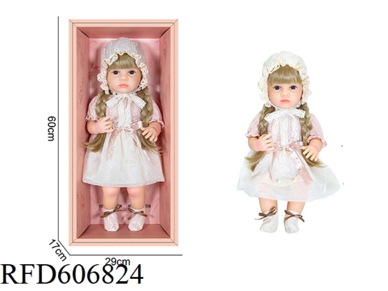 22-INCH NEWBORN DOLL WITH 6-WAY GRAVITY SENSING AND MAGNETIC NIPPLE (EXCLUDING ELECTRICITY) (BAROQUE