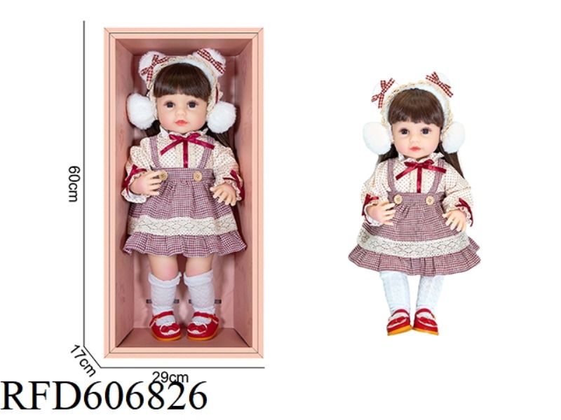 22-INCH NEWBORN DOLL WITH 6-WAY GRAVITY SENSING AND MAGNETIC NIPPLE (EXCLUDING ELECTRICITY) (BAROQUE