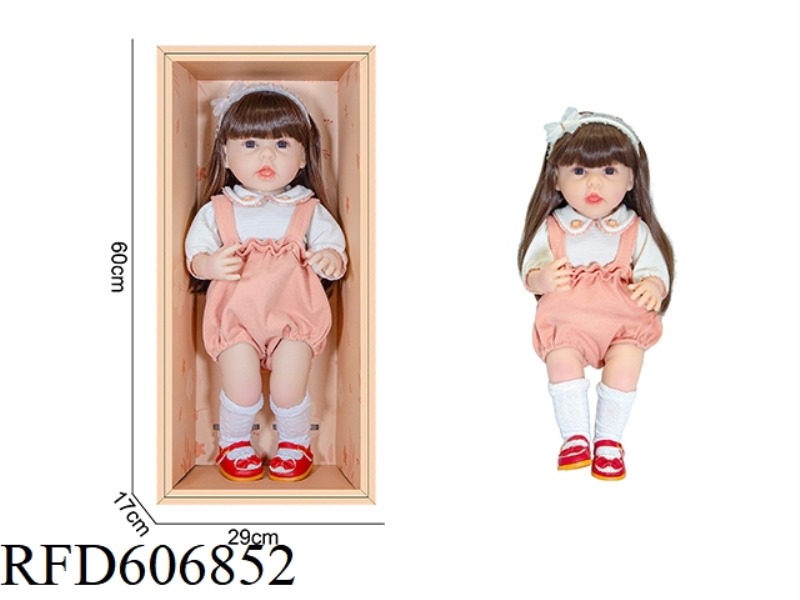 22-INCH NEWBORN SIMULATION DOLL WITH 6-WAY GRAVITY INDUCTION AND MAGNETIC SUCTION NIPPLE (EXCLUDING