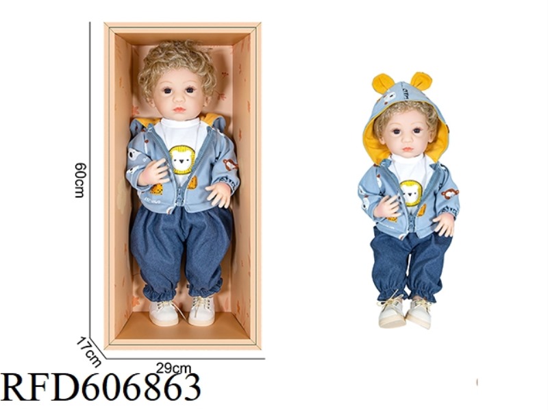 22-INCH NEWBORN SIMULATION DOLL 6-WAY GRAVITY INDUCTION PLUS MAGNETIC SUCTION NIPPLE (EXCLUDING ELEC