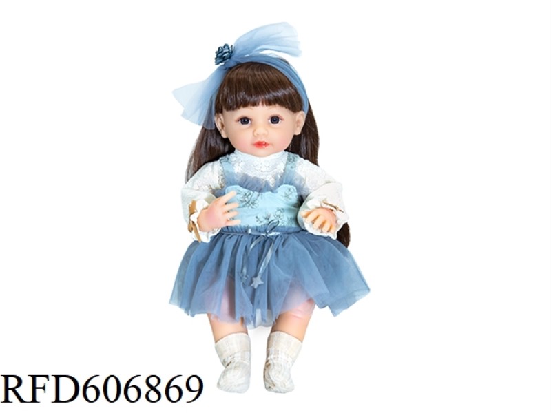 22-INCH NEWBORN SIMULATION DOLL WITH 6-WAY GRAVITY INDUCTION AND MAGNETIC SUCTION NIPPLE (EXCLUDING
