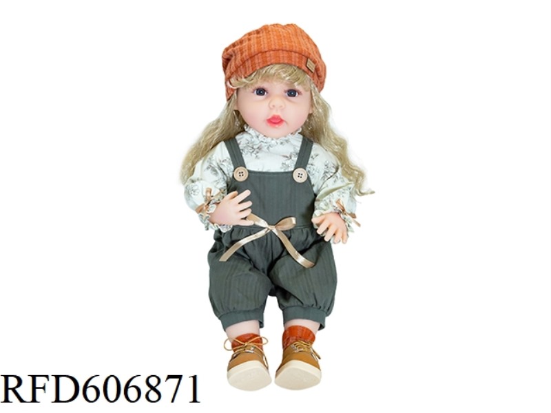 22-INCH NEWBORN SIMULATION DOLL WITH 6-WAY GRAVITY INDUCTION AND MAGNETIC SUCTION NIPPLE (EXCLUDING