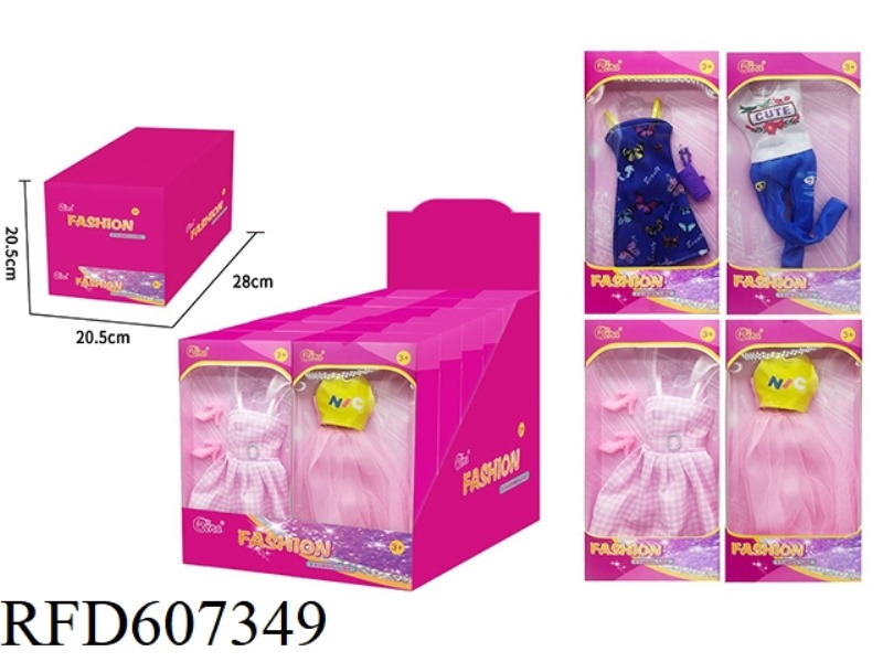 11.5 INCH FASHION DOLL CLOTHING (12PCS)