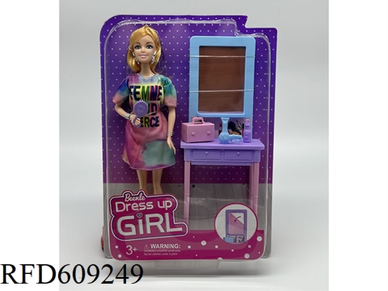 11.5 INCH SOLID CURVED BARBIE