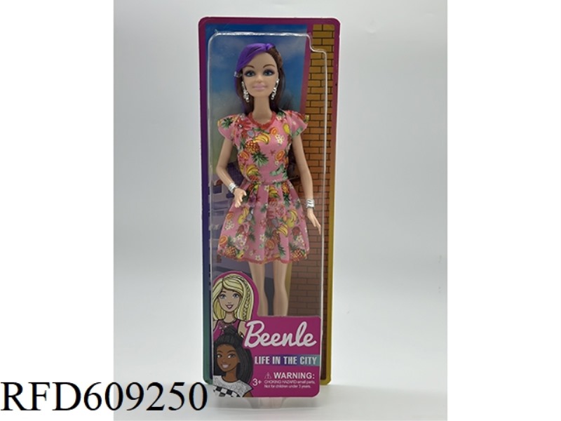 11.5 INCH SOLID CURVED BARBIE