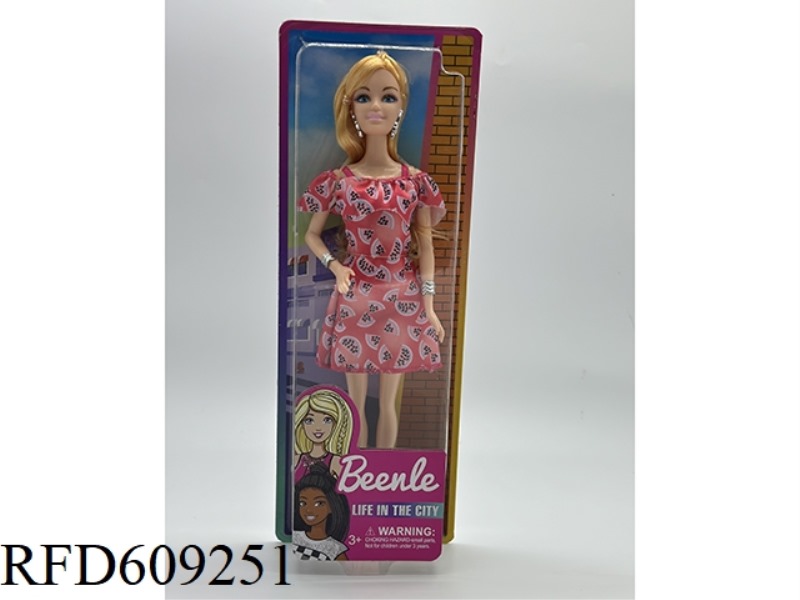 11.5 INCH SOLID CURVED BARBIE