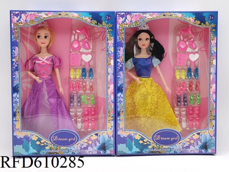 11.5-INCH 9-JOINT DISNEY PRINCESS SHOES BLISTER