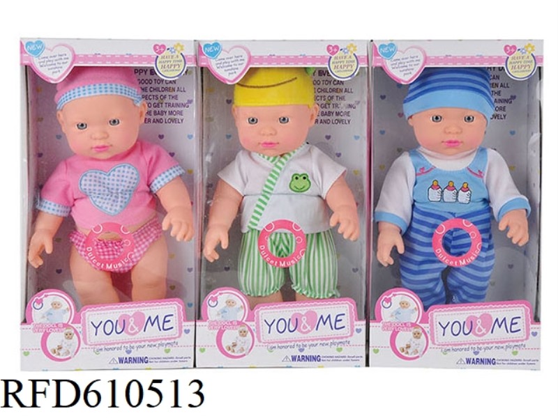 3 12-INCH VINYL EXPRESSION DOLLS MIXED