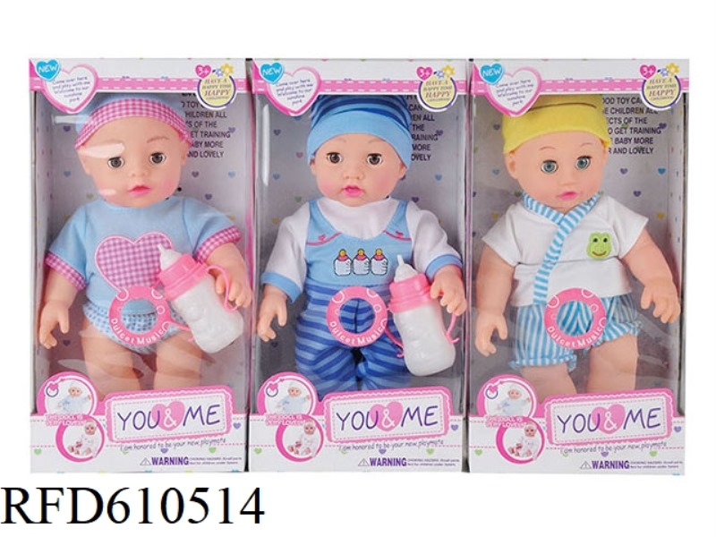 3 12-INCH VINYL LIVE EYE EXPRESSION DOLLS MIXED