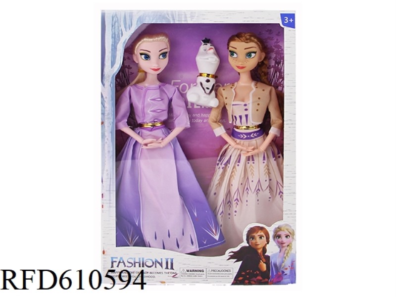 11.5-INCH REAL 12-JOINT SNOW PRINCESS BALL VERSION OF DOUBLE DRESS