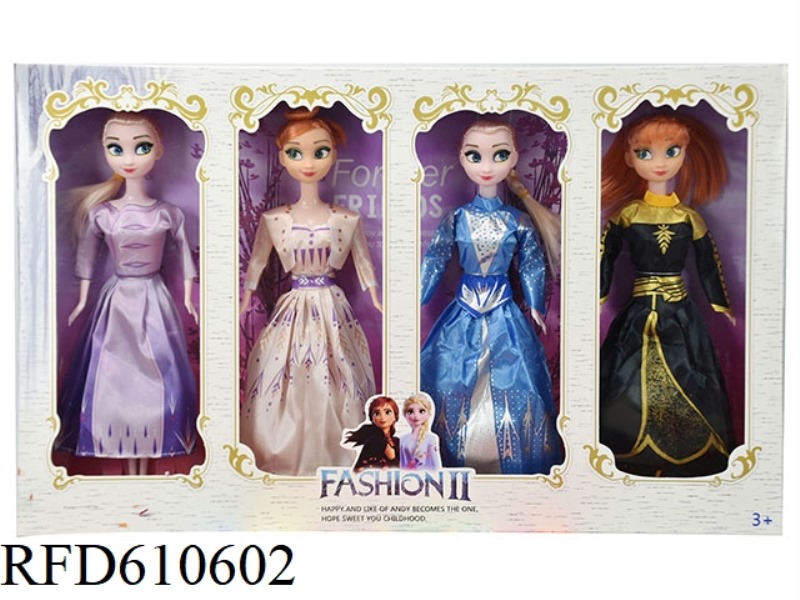 11.5 INCH REAL HANDS 4 GENERATION SNOW PRINCESS 4 LARGE BOXES