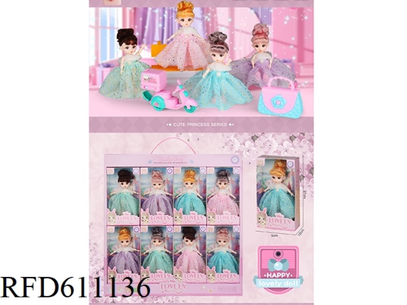 8-IN-1 6-INCH SOLID BODY BARBIE DOLL